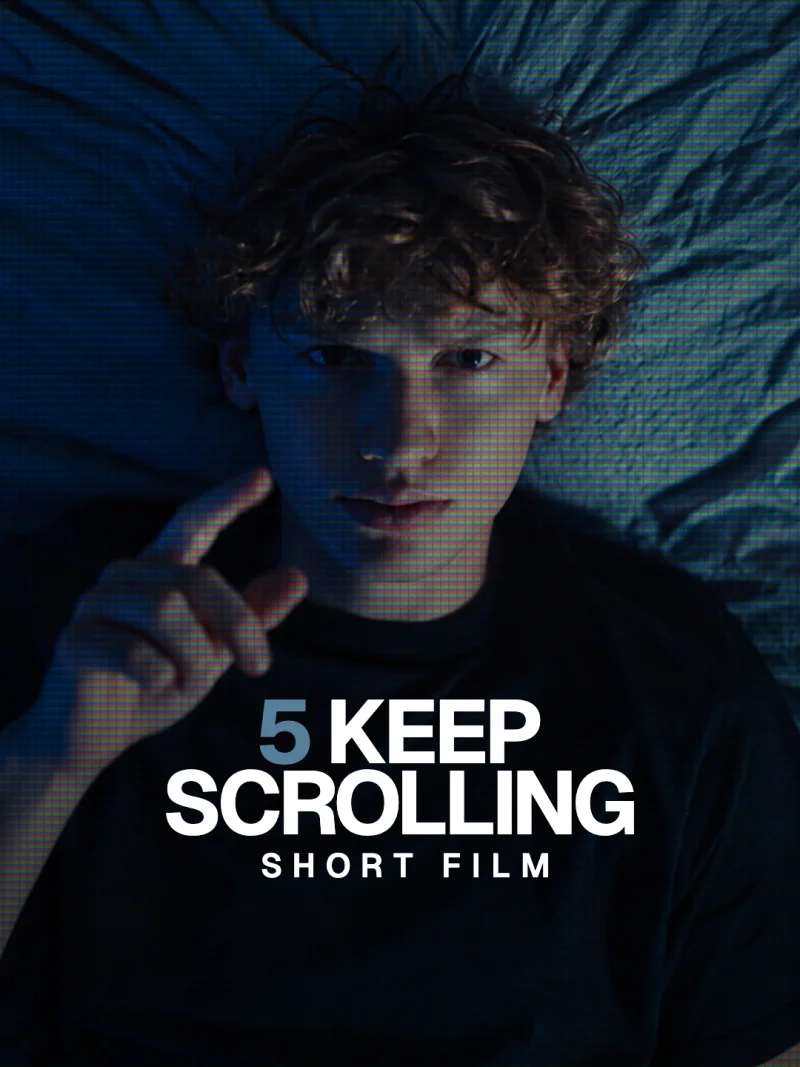 Poster of the short film Keep Scrolling by Lua Hell